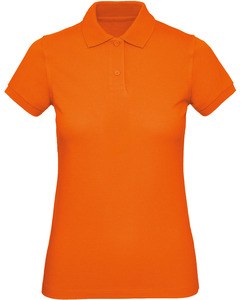 B&C CGPW440 - Ladies' organic polo shirt Oranje