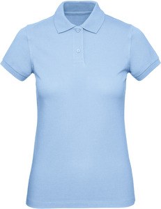 B&C CGPW440 - Ladies' organic polo shirt Hemelsblauw