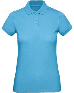 B&C CGPW440 - Ladies' organic polo shirt Zeer turquoise