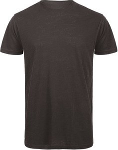 B&C CGTM046 - SLUB Organic Cotton Inspire T-shirt Chique zwart