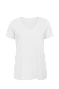 B&C CGTW045 - Organic Cotton Inspire V-neck T-shirt / Woman