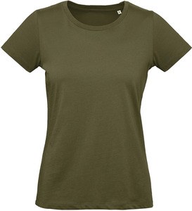 B&C CGTW049 - Inspire Plus Ladies' organic T-shirt Stedelijk kaki