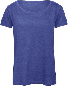 B&C CGTW056 - TriBlend T-shirt / Woman Heide Koningsblauw