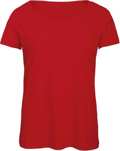 B&C CGTW056 - TriBlend T-shirt / Woman Rood