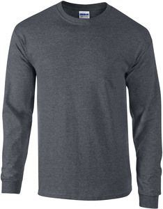 Gildan GI2400 - Ultra Katoen T-shirt Lange Mouw voor volwassenen Donkere Heide