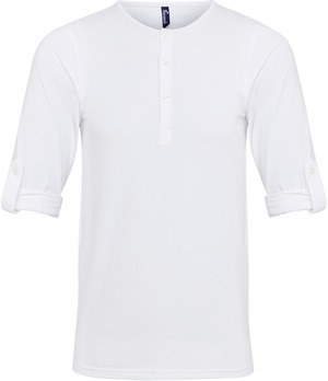 Premier PR218 - Long John - Heren-T-shirt met rolmouw