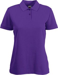 Fruit of the Loom SC63212 - Dames Sport Polo Paars