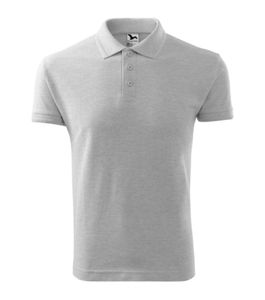Malfini 203 - Polo Shirt Piqué Heren gris chiné helder