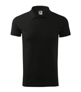 Malfini 202 - Polo Shirt Single J. Heren Zwart