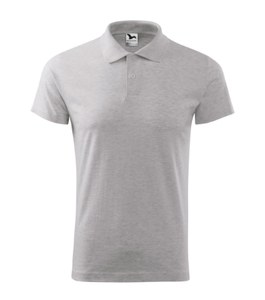 Malfini 202 - Polo Shirt Single J. Heren gris chiné helder