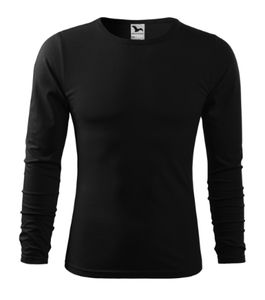 Malfini 119 - T-shirt Fit-T LS Heren Zwart