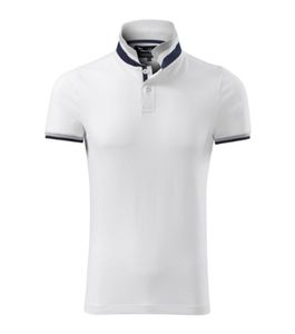 Malfini Premium 256 - Polo Shirt Collar Up Heren Wit