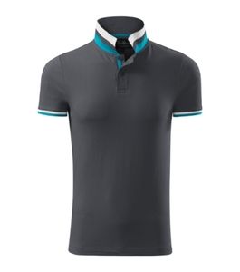 Malfini Premium 256 - Polo Shirt Collar Up Heren Licht antraciet