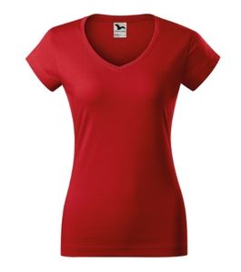 Malfini 162 - V-hals T-shirt Fit Dames Rood