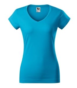 Malfini 162 - V-hals T-shirt Fit Dames Turkoois