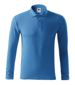 Malfini 221 - Polo Shirt Lange mouwen LS Heren blauw azur