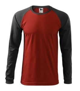 Malfini 130 - T-shirt Street LS Heren marlboro rouge