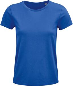 SOL'S 03581 - Crusader Women T Shirt Dames Jersey Ronde Hals Getailleerd Koningsblauw