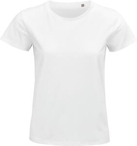 SOL'S 03579 - Pioneer Women T Shirt Dames Jersey Ronde Hals Getailleerd Wit