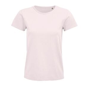 SOL'S 03579 - Pioneer Women T Shirt Dames Jersey Ronde Hals Getailleerd Lichtroze