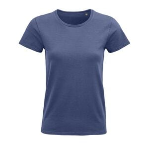 SOL'S 03579 - Pioneer Women T Shirt Dames Jersey Ronde Hals Getailleerd Denim