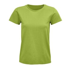 SOL'S 03579 - Pioneer Women T Shirt Dames Jersey Ronde Hals Getailleerd Appelgroen