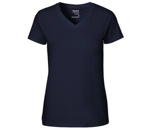 Neutral O81005 - T-shirt met V-hals voor dames Marine