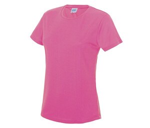 Just Cool JC005 - Neoteric ™, ademend dames-T-shirt Elektrisch Roze