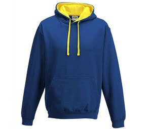 AWDIS JH003 - Hoodie met capuchon Contrast