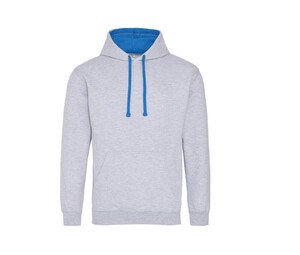 AWDIS JH003 - Hoodie met capuchon Contrast