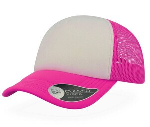 Atlantis AT011 - Rapper Cap Fluo Fuchsia / Wit