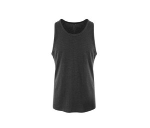 JUST T'S JT007 - Tri-blend tanktop voor heren Heide Zwart