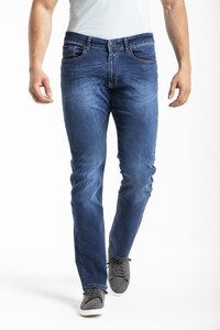RICA LEWIS RL703 - Stenen jeans met rechte stretch voor heren Blauw zwembad