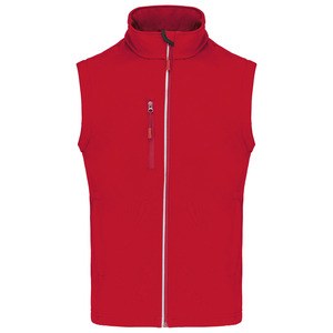 ProAct PA323 - SOFTSHELL MET AFRITSBARE MOUWEN Sportief Rood