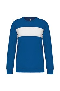 PROACT PA373 - Sweater in polyester Sportief Koningsblauw / Wit