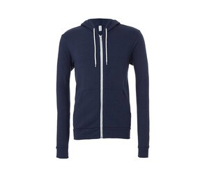 Bella + Canvas BE3739 - Unisex hoodie met rits Marine