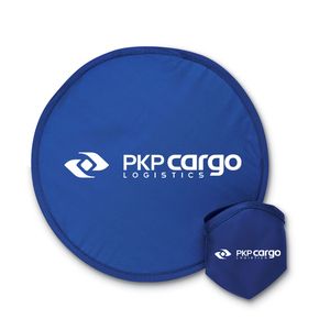 GiftRetail IT3087 - ATRAPA Opvouwbare nylon frisbee Blauw