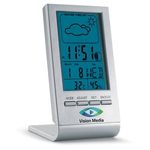 GiftRetail KC6460 - SKY Weerstation met LCD display Zilver