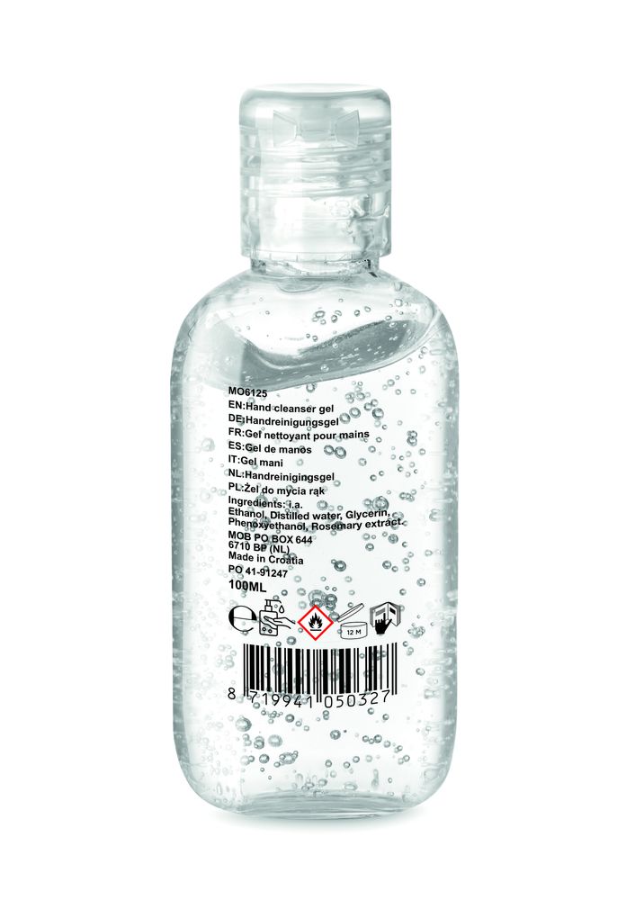 GiftRetail MO6125 - GEL 100 Handreinigingsgel 100 ml