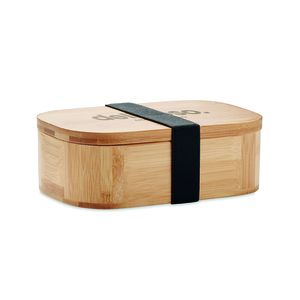 GiftRetail MO6377 - LADEN Bamboe lunchbox     650ml Hout