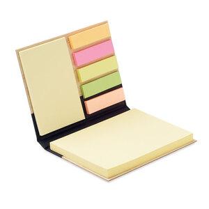 GiftRetail MO6529 - VISIONBAM Bamboe sticky notes set