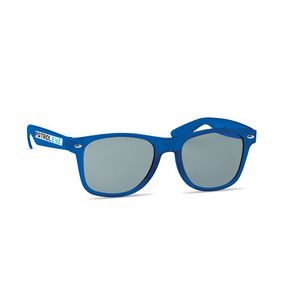 GiftRetail MO6531 - MACUSA Zonnebril in RPET Transparant Blauw