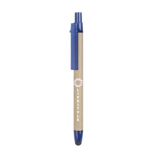 GiftRetail MO8089 - RECYTOUCH Gerecycled kartonnen touch pen Blauw
