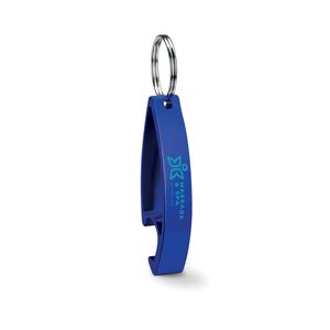 GiftRetail MO8664 - COLOUR TWICES Aluminium sleutelhanger Blauw