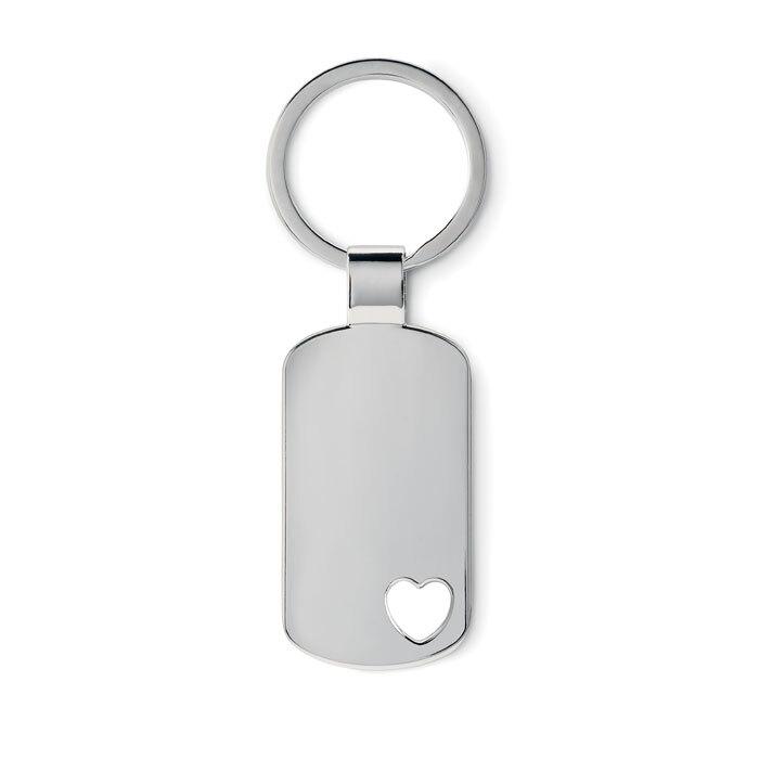 GiftRetail MO8694 - CORAZON Metalen sleutelhanger