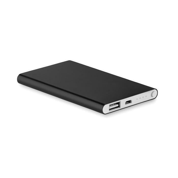 GiftRetail MO8735 - POWERFLAT Alu PowerBank 4000mAh