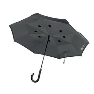 GiftRetail MO9002 - DUNDEE Reversible paraplu Grijs