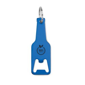 GiftRetail MO9247 - BOTELIA Aluminium sleutelhanger fles Blauw
