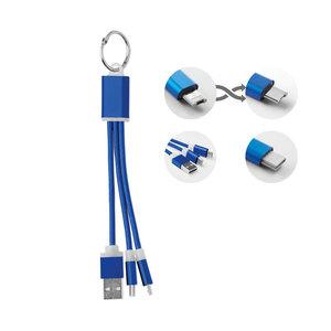 GiftRetail MO9292 - RIZO Sleutelhanger met oplaadkabel