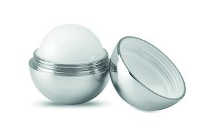 GiftRetail MO9373 - Lippenbalsembol glanzend zilver